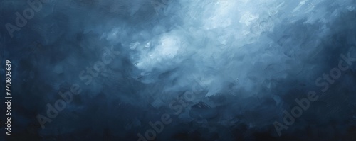 Ethereal Cloud Formations - Textured Blue Abstract