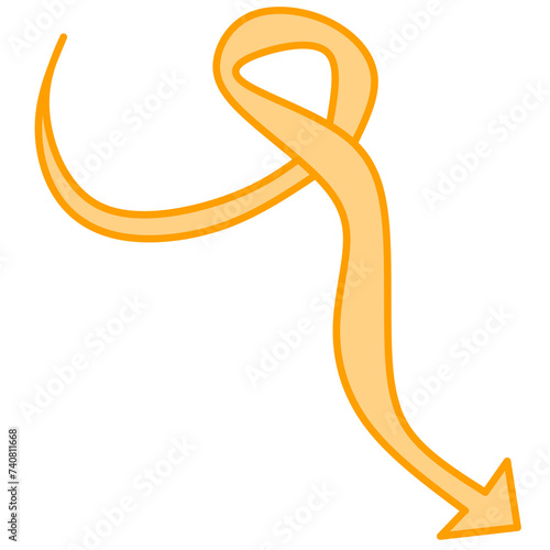 illustration of an arrow
