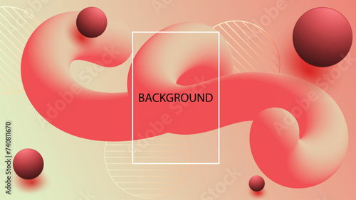 Modern abstract fluid background.