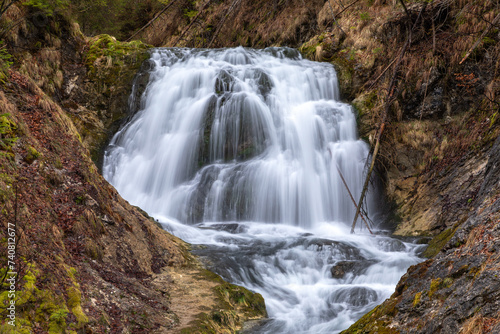 Wasserfall am Obernachkanal bei Wallgau  Bayern