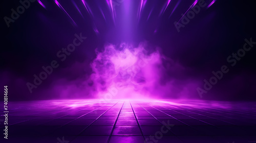 Stage background  modern dance stage lighting background  spotlight illuminates modern dance production stage