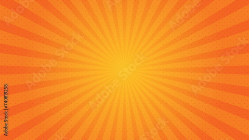 orange light rays background