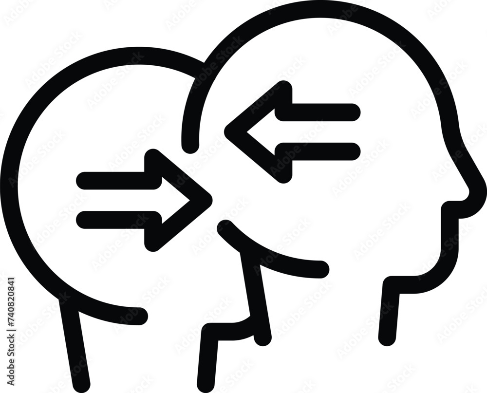 Share professional skills icon outline vector. Effective learning program. Knowledge capacity transition Share professional skills icon outline vector. Effective learning program. Knowledge capacity transition