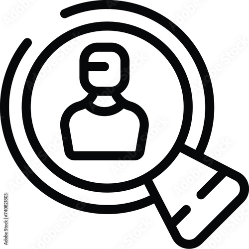 Talent aptitude improvement icon outline vector. Competency qualification growth. Mastery career expertise