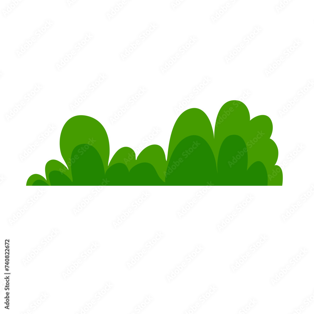 Obraz premium doodle bush grass drawing illustration