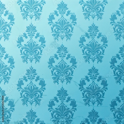 Blue repeated wall texture