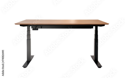 Advanced Standing Desk Innovation on white background photo