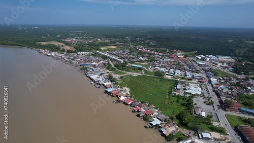 Kuala Selangor, Malaysia - February 12 2024: The Coastal Village of Kuala Selangor