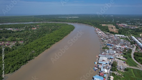 Kuala Selangor, Malaysia - February 12 2024: The Coastal Village of Kuala Selangor photo