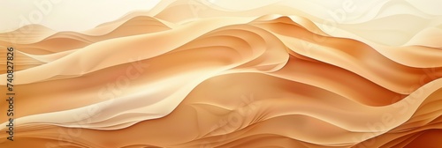 Waves in a modern style decorate the design background