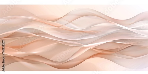Waves in a modern style decorate the design background © Lenhard