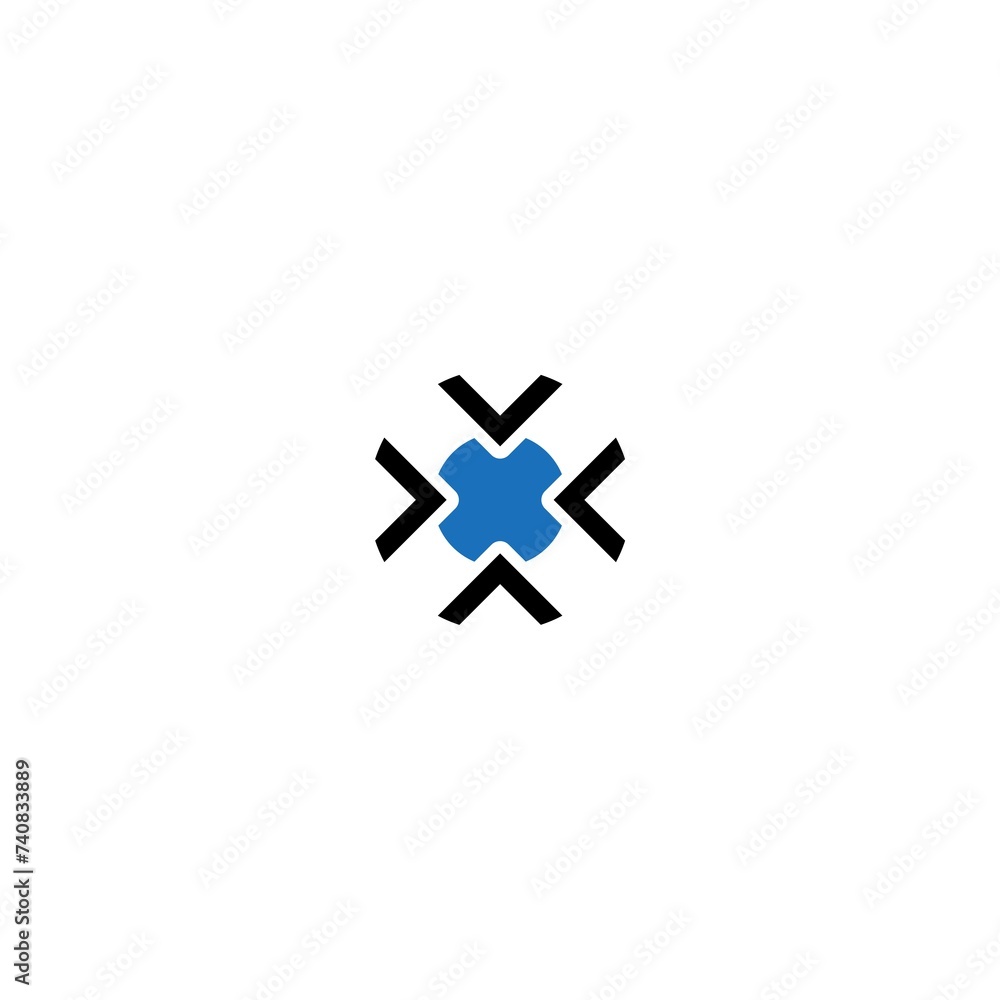Customer centricity icon isolated on white background. Centric logo Customer centricity icon isolated on white background. Centric logo