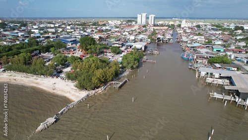 Kuala Selangor, Malaysia - February 12 2024: The Coastal Village of Kuala Selangor photo