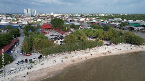 Kuala Selangor, Malaysia - February 12 2024: The Coastal Village of Kuala Selangor