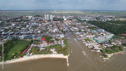 Kuala Selangor, Malaysia - February 12 2024: The Coastal Village of Kuala Selangor photo