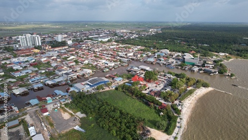 Kuala Selangor, Malaysia - February 12 2024: The Coastal Village of Kuala Selangor
