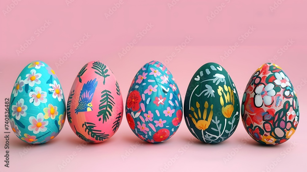 Easter holiday background wallpaper, bunny, colorful eggs pattern, colored egg, banner design, card poster Easter holiday background wallpaper, bunny, colorful eggs pattern, colored egg, banner design, card poster