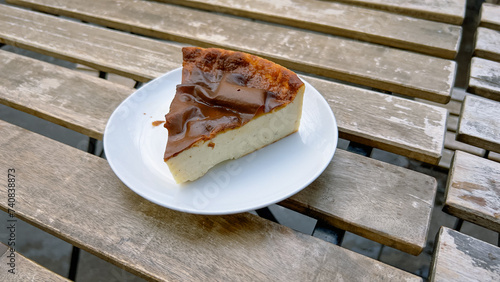 paris cheesecake , Basque burnt cheesecake in Paris France 