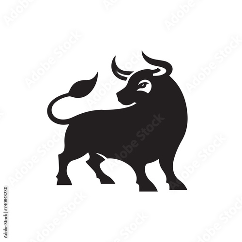 bull logo vector template, bull logo vector elements, bull vector illustration