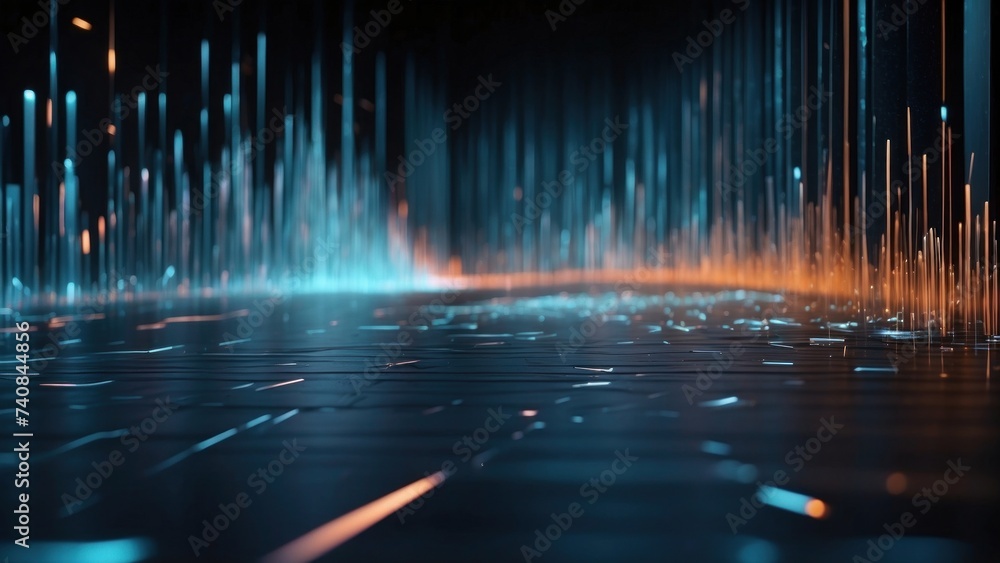 Digital backdrop illustrating the seamless flow of data in contemporary IT environments Digital backdrop illustrating the seamless flow of data in contemporary IT environments
