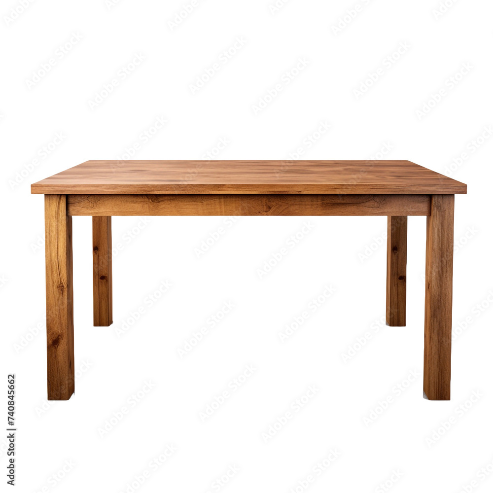 Parsons table isolated on transparent background Parsons table isolated on transparent background