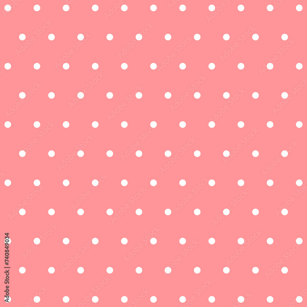 Pink and white polka dot pattern background for for decorating, wrapping paper, wallpaper, backdrop, fabric and etc. Pink and white polka dot pattern background for for decorating, wrapping paper, wallpaper, backdrop, fabric and etc.