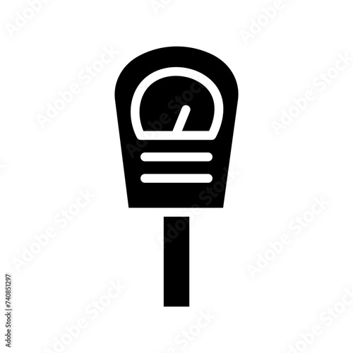 Map Meter Parking Glyph Icon