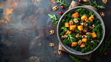 Vibrant Kale and Butternut Squash Salad Bowl