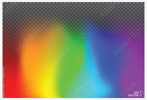 Colorful glowing bright light background concept. 3D Illustration