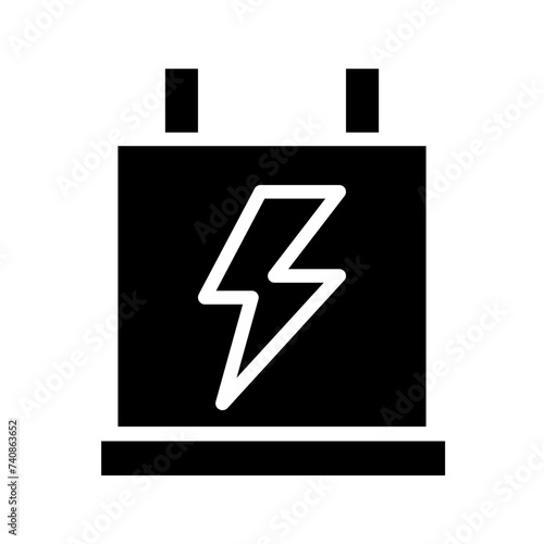 Energy Power Solar Glyph Icon