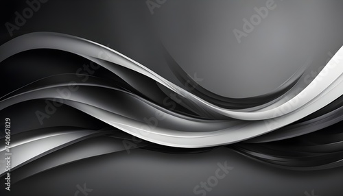 obscure elegant dark and light design for desktop background wallpaper, black, grey, deep theme © yisby