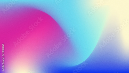 Fondo abstracto con textura granulada. Fondo degradado con ruido. Fondo brillante colorido. Colores Unicornio