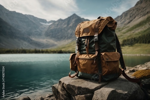 A rugged backpack