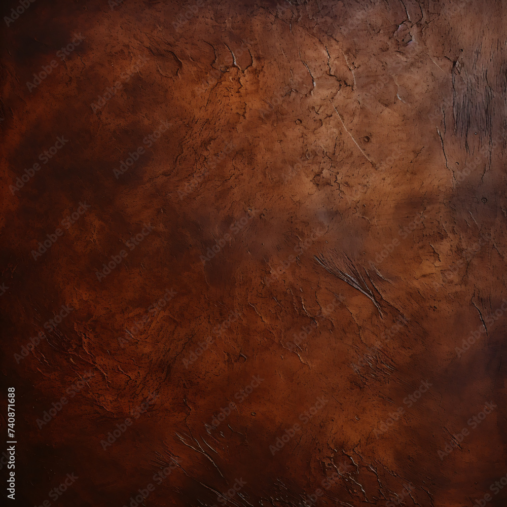 Dark brown textured background generated AI