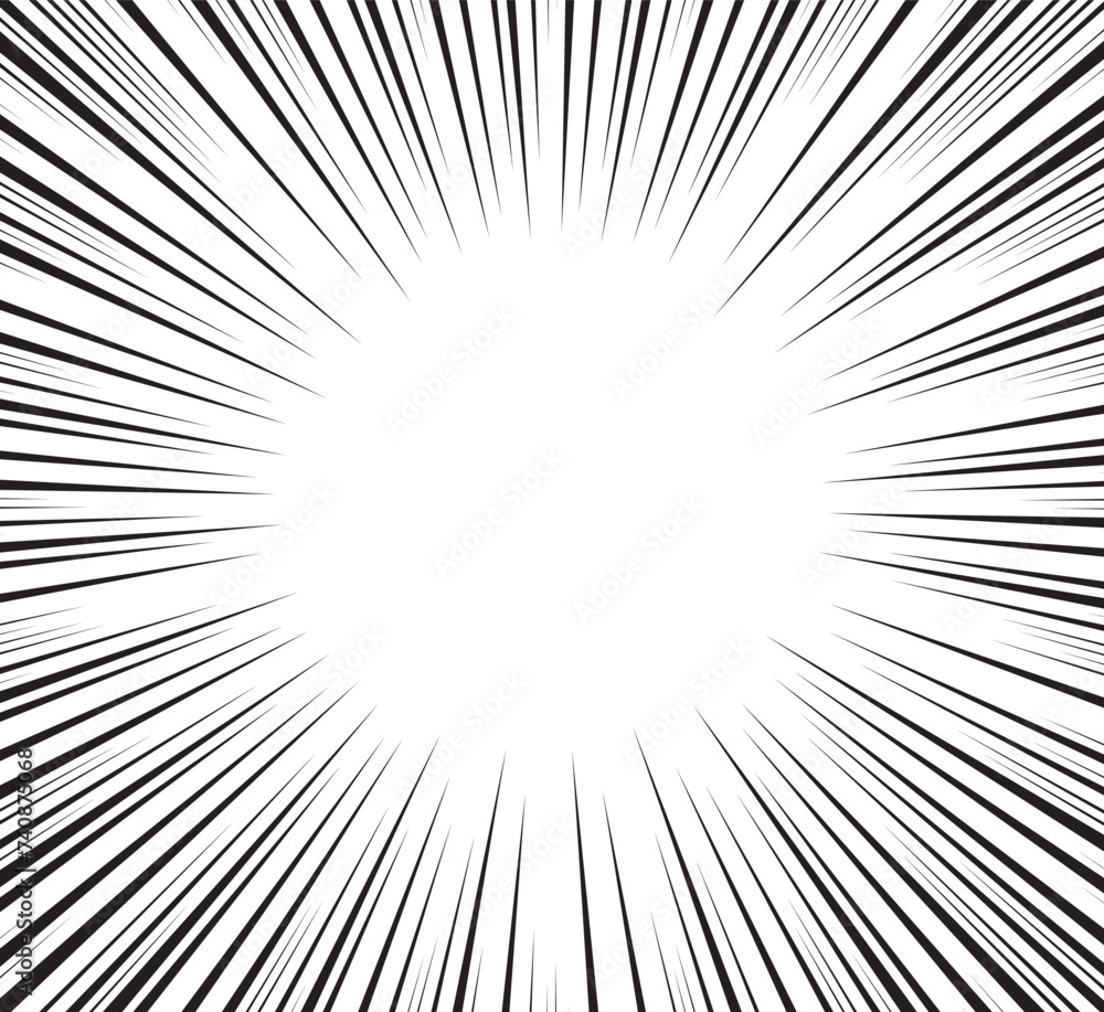 Burst light speed line anime zoom frame background. Manga radial speed lines for comic effect. Superhero motion and force action flash strip lines for anime comic book. Burst light speed line anime zoom frame background. Manga radial speed lines for comic effect. Superhero motion and force action flash strip lines for anime comic book.