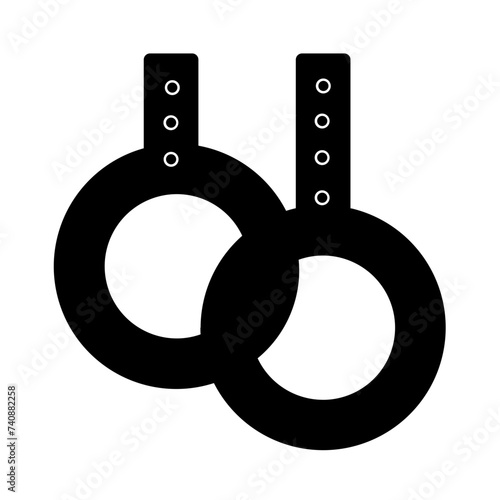 Aerobics Fitness Gym Glyph Icon
