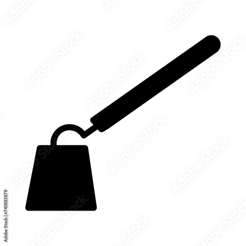 Farm Hoe Tool Glyph Icon