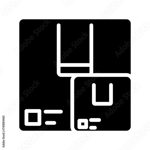 Business Factory Product Glyph Icon