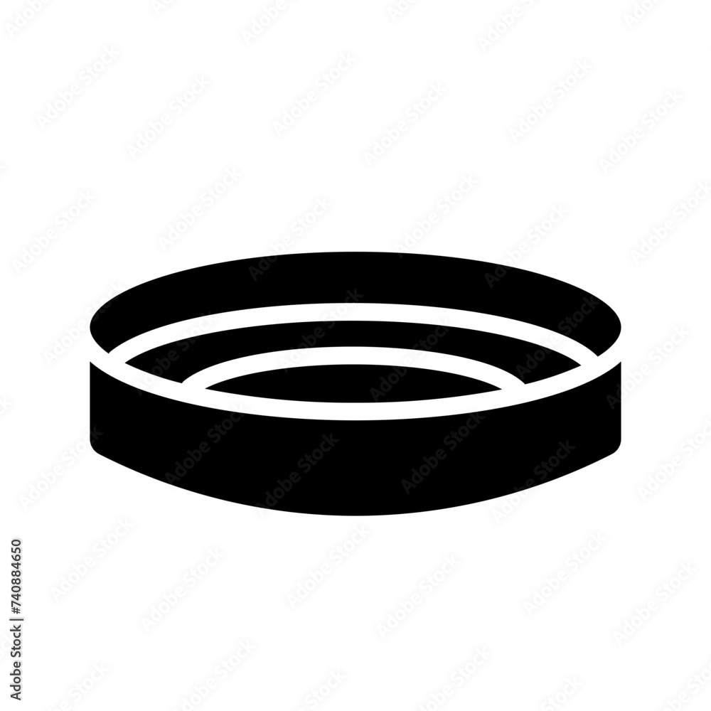 Bowl Kitchen Tool Glyph Icon Bowl Kitchen Tool Glyph Icon