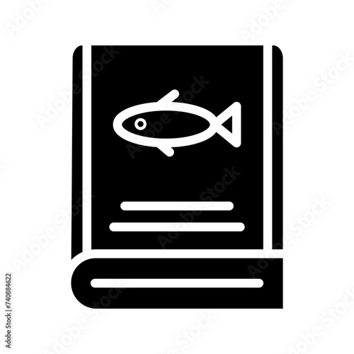 Book Cooking Food Glyph Icon
