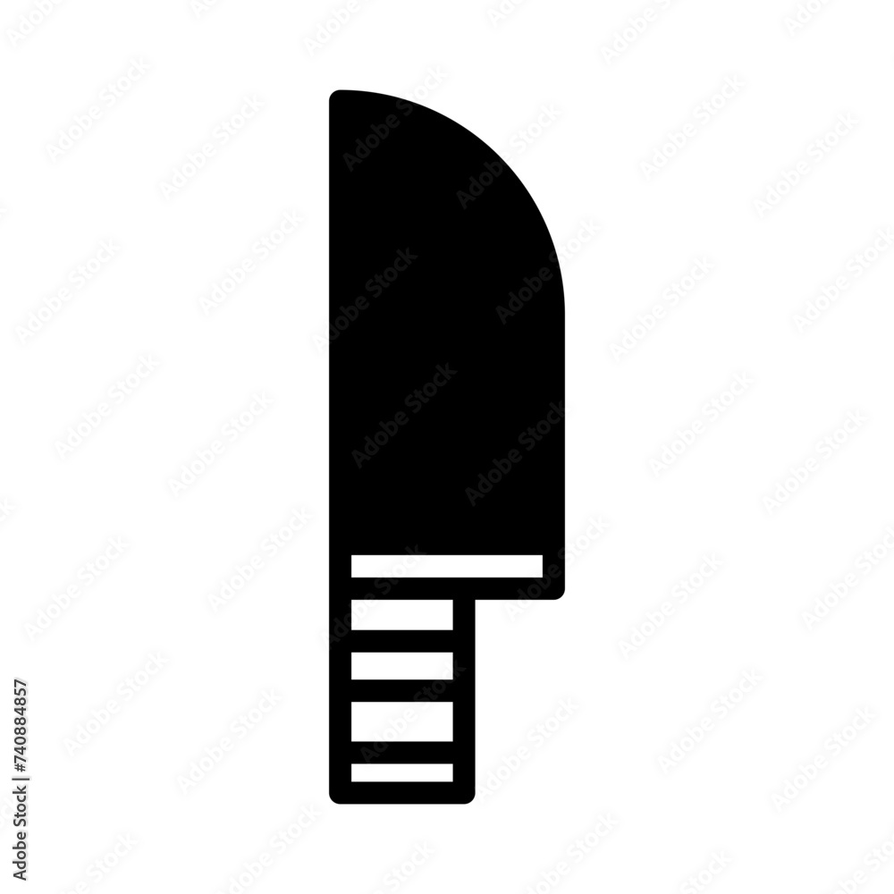 Knife Kitchen Tool Glyph Icon Knife Kitchen Tool Glyph Icon