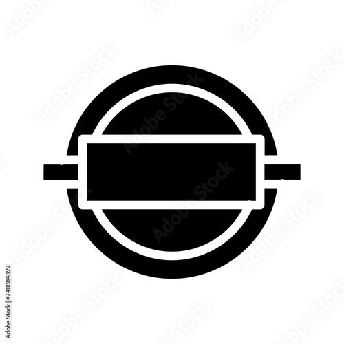 Rolling Kitchen Tool Glyph Icon