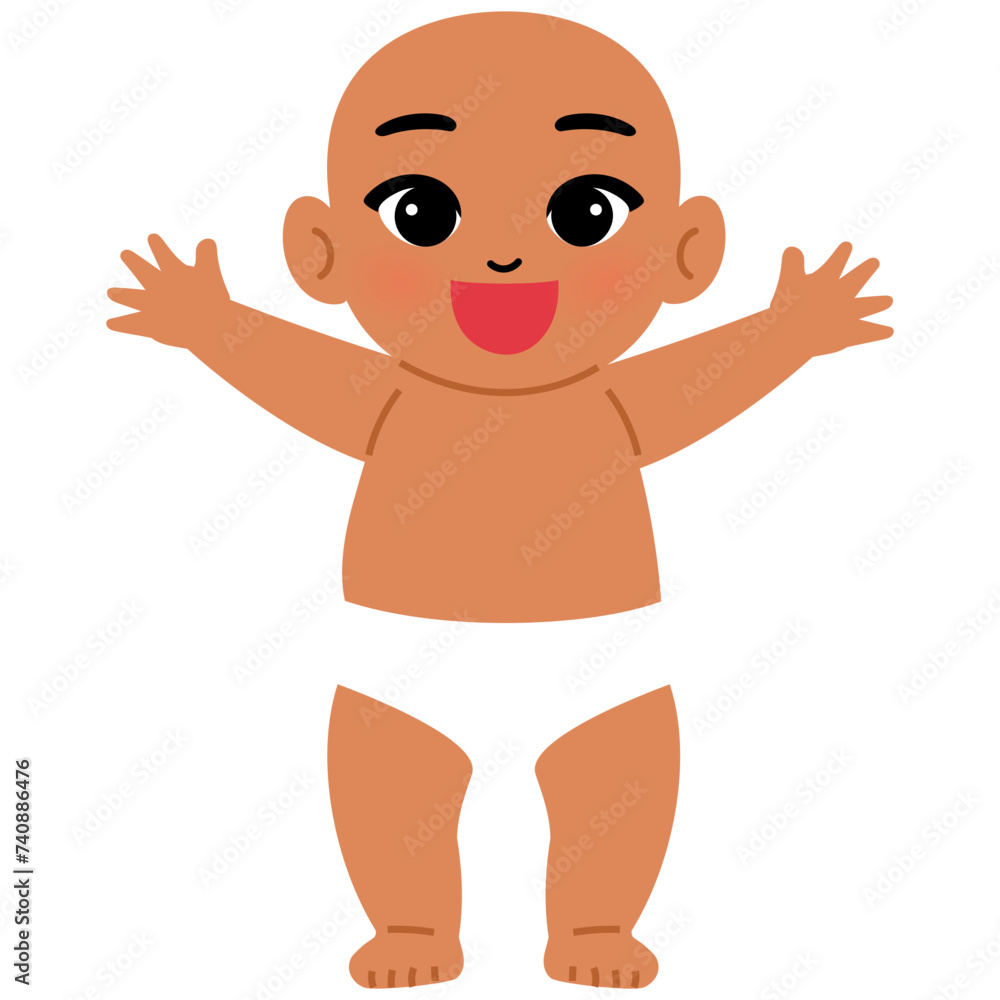 colored toddler happy and smile standing colored toddler happy and smile standing