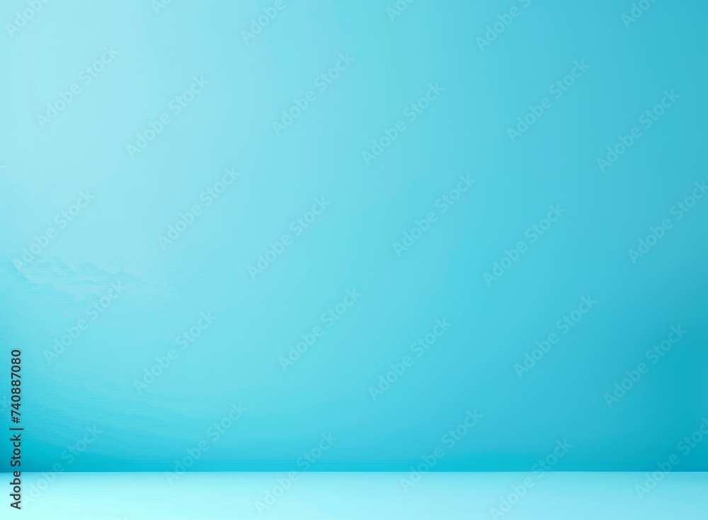 Fototapeta premium empty room interior with blue wall. space for text, product presentation