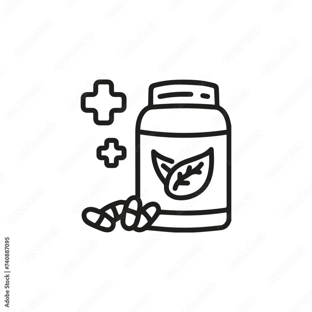 Medicine icon vector. Linear style sign for mobile concept and web design. Medicine symbol illustration. Pixel vector graphics - Vector. Medicine icon vector. Linear style sign for mobile concept and web design. Medicine symbol illustration. Pixel vector graphics - Vector.