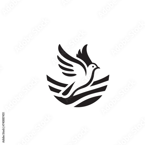 dove logo  silhouette png ,dove  logo flying  silhouette ,dove  logo bird silhouette 