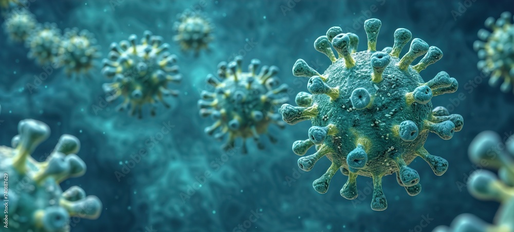 virus cells virus cells
