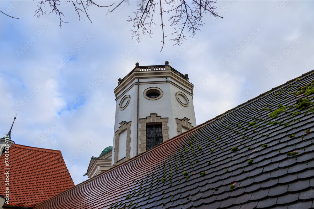 The historic water towers in Augsburg are a Unesco World Heritage Site