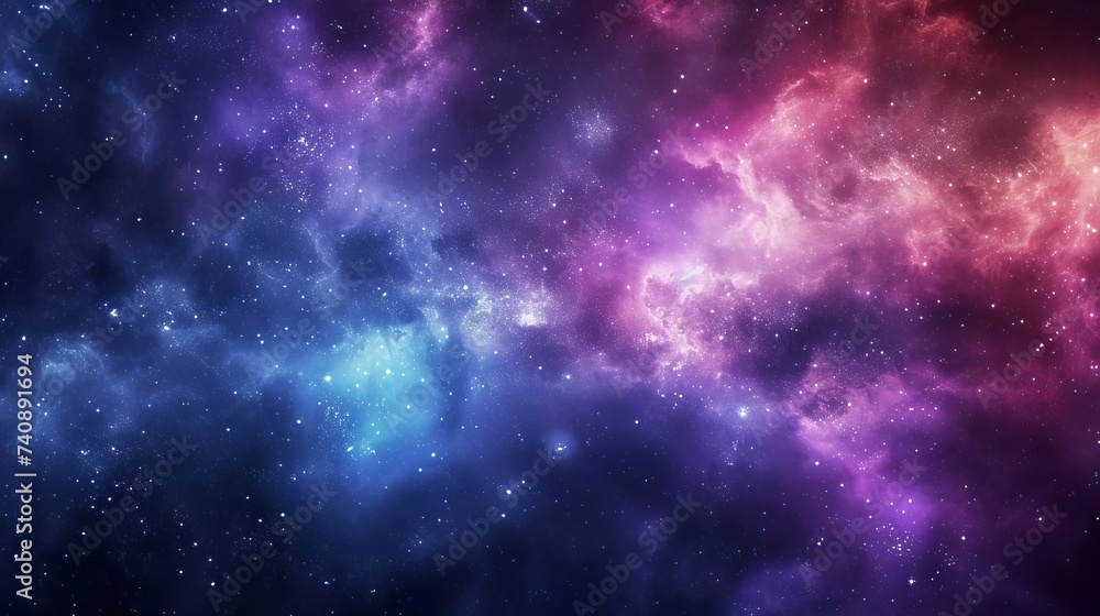 A mystical galaxy texture background, capturing the infinite beauty of outer space with stars, nebulas, and cosmic dust in a mesmerizing display.