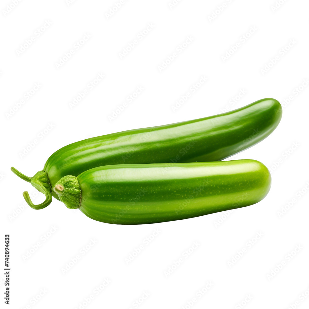 Pepino isolated on transparent background Pepino isolated on transparent background